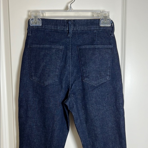 Uniqlo Skinny Straight High Waisted Dark Denim Jeans 25x30 - Picture 4 of 8
